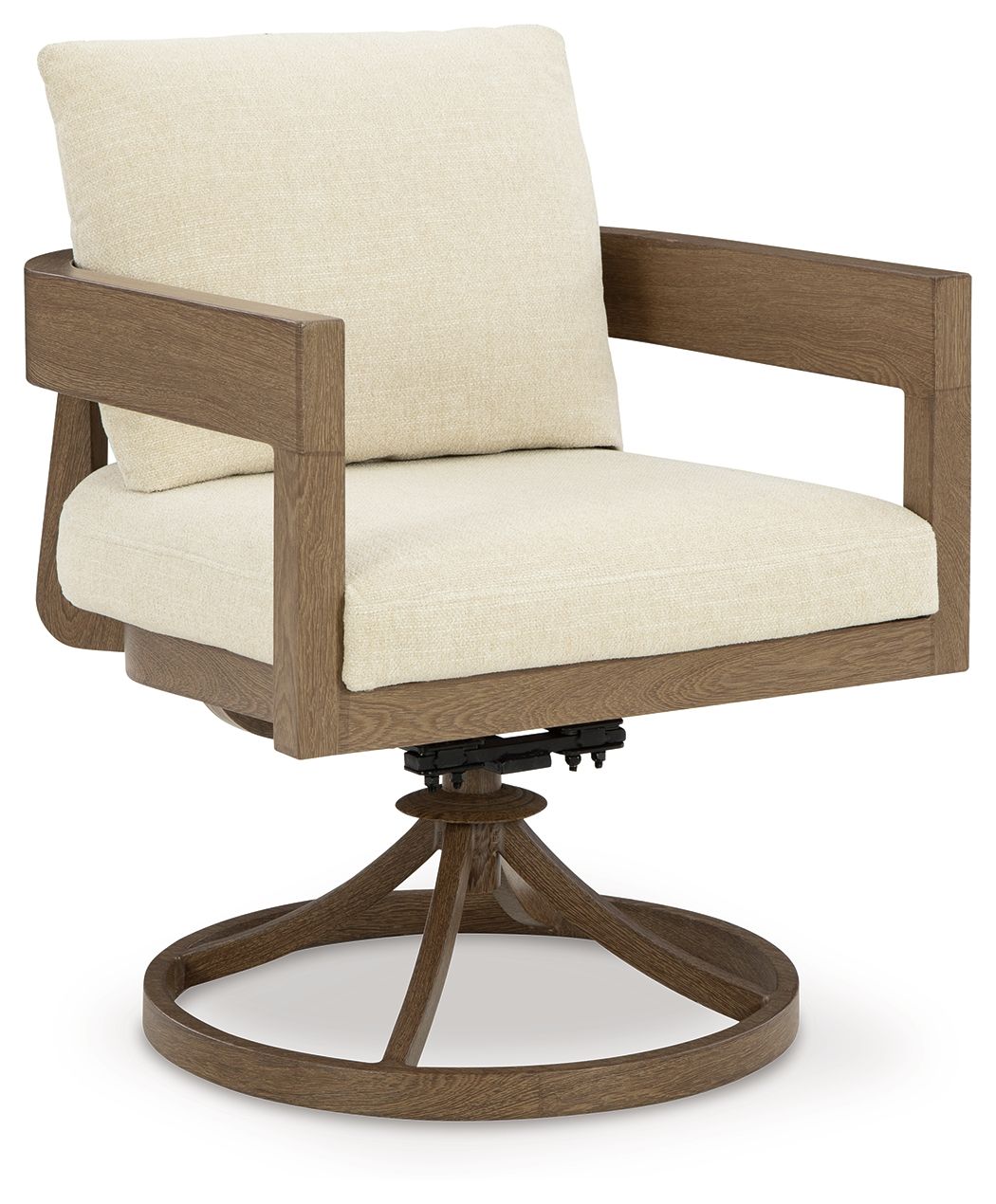 Serene Bay - Swivel Chair With Cushion (Set of 2) - Dark Brown / White by Ashley – view 2