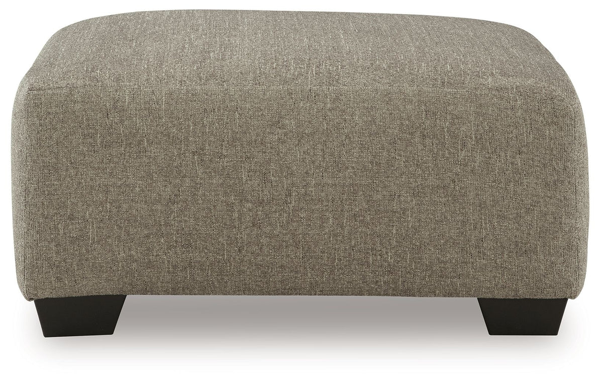 Newellen - Oversized Accent Ottoman - Beige – view 3