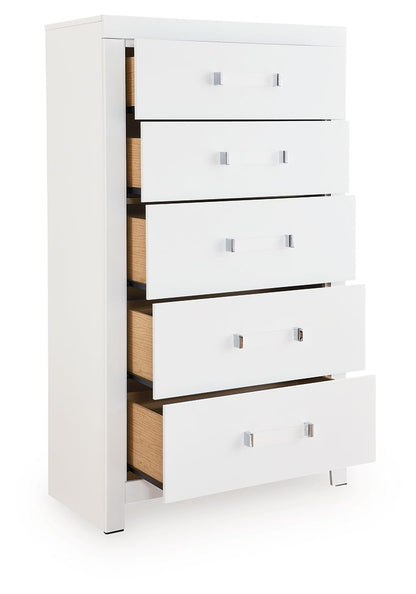 Maeling - Five Drawer Chest by Ashley – view 4
