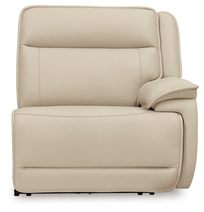 Double Deal - 4-Piece Power Reclining Sectional - Almond by Ashley – view 3