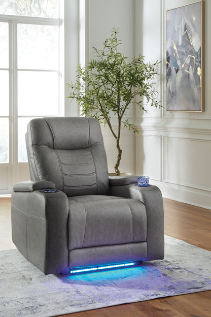 Schooner Rocks - Power Recliner / Adj Headrest by Ashley – view 3