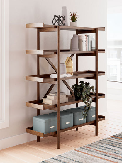 Lyncott - Bookcase - Brown by Ashley – view 3