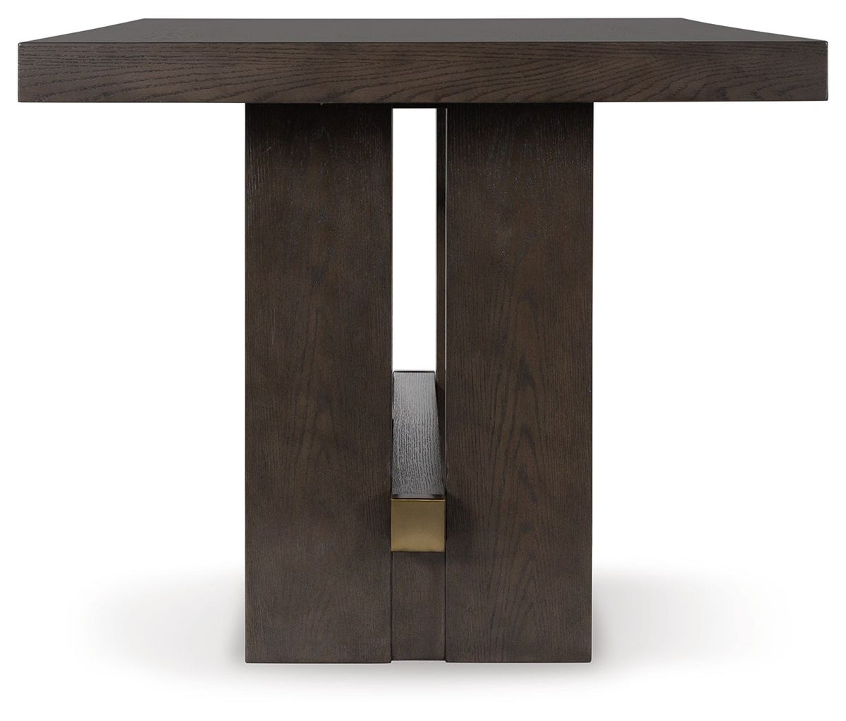 Burkhaus - Rectangular Dining Room Counter Table - Dark Brown by Ashley – view 2