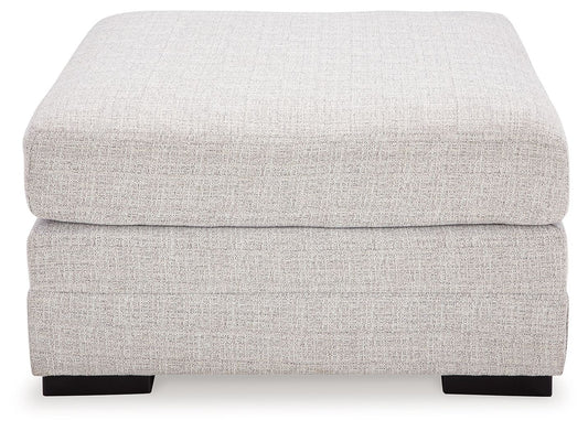 Koralynn - Oversized Accent Ottoman - Stone – view 2