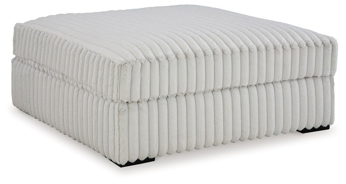 Stupendous - Oversized Accent Ottoman - Alloy by Ashley – Accent Ottomans