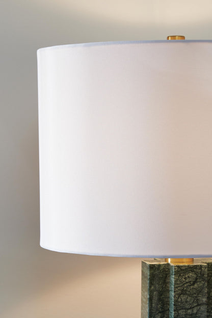 Keegan - Marble Table Lamp - Green by Ashley – view 2