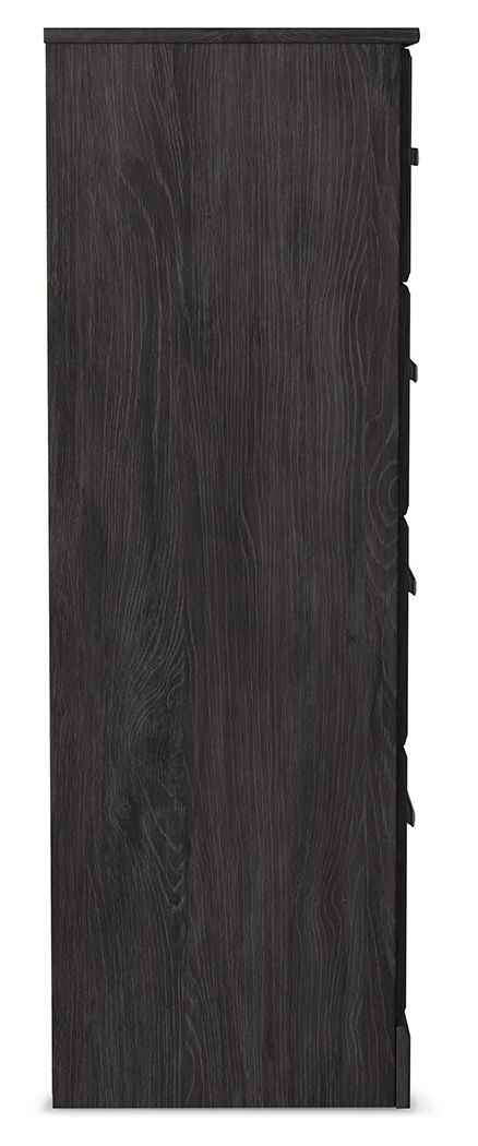 Belachime - Four Drawer Chest - Charcoal by Ashley – view 2