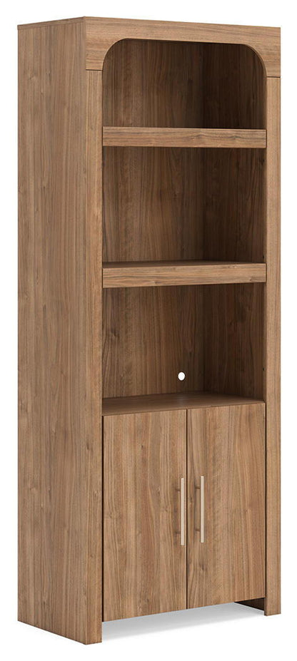 Dovander - Display Cabinet - Brown by Ashley – Display Cabinets