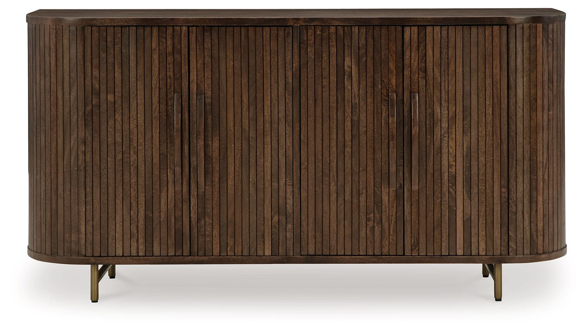 Amickly - Accent Cabinet - Dark Brown by Ashley – view 3