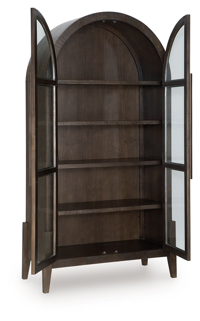 Benhall - Accent Cabinet - Dark Brown by Ashley – view 3