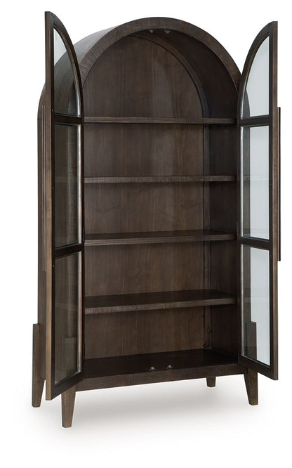 Benhall - Accent Cabinet - Dark Brown by Ashley – view 3