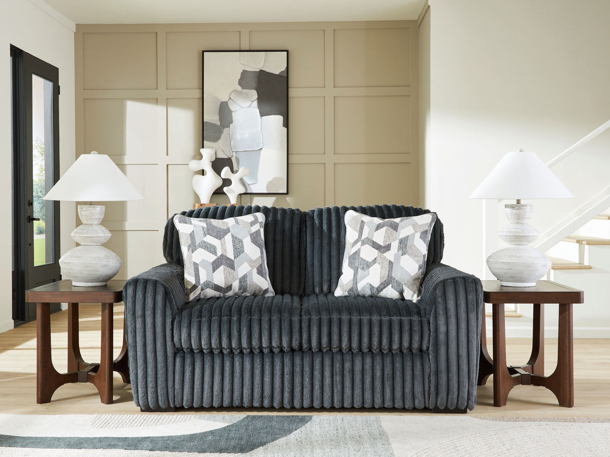 Midnight-Madness - Loveseat by Ashley – view 7