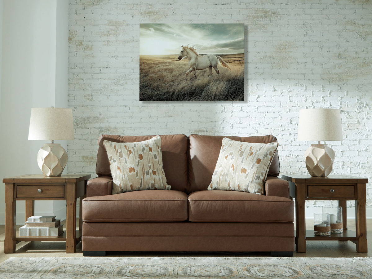 VillaCourt - Loveseat - Caramel – view 2