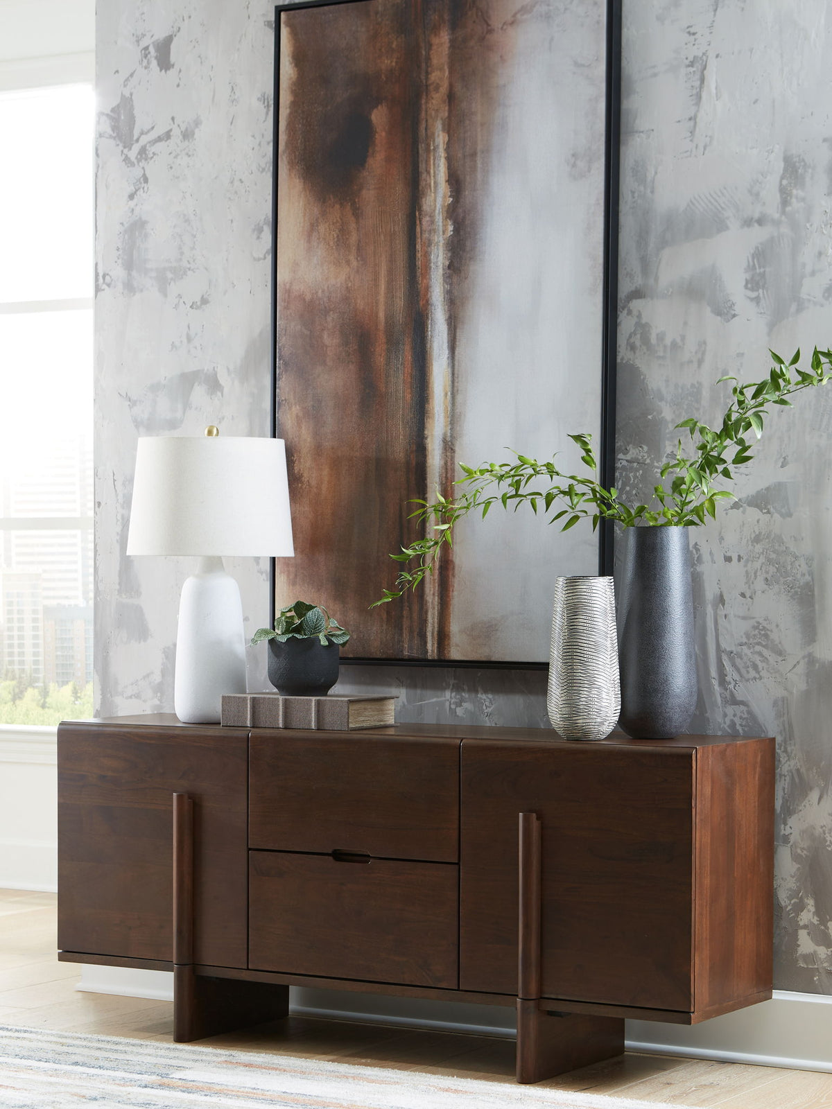 Kydler - Accent Cabinet - Medium Brown by Ashley – view 2