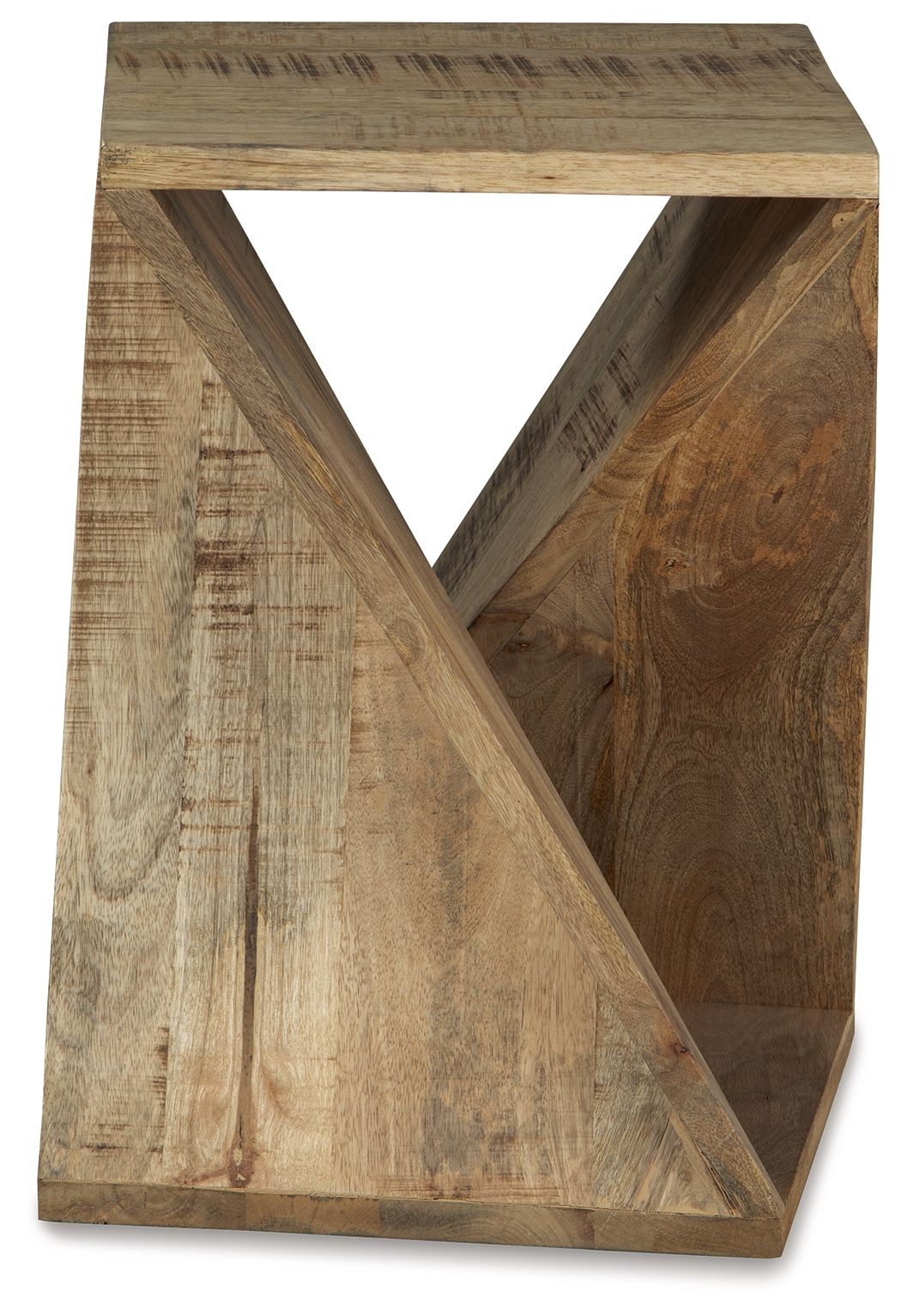 Zalemont - Accent Table - Distressed Brown by Ashley – view 3