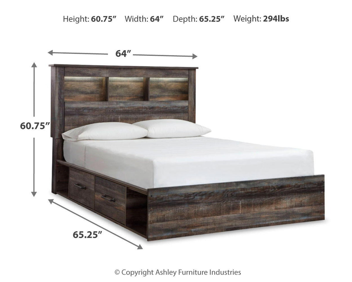 Drystan - Panel Bookcase Bed by Ashley – view 13