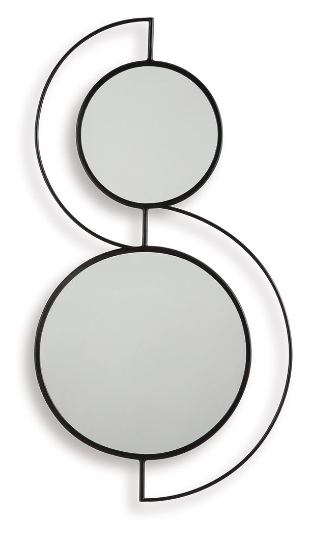 Shayham - Accent Mirror - Black by Ashley – Accent Mirrors