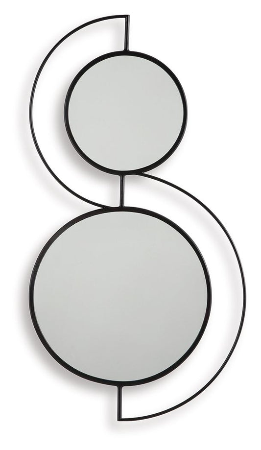 Shayham - Accent Mirror - Black by Ashley – Accent Mirrors