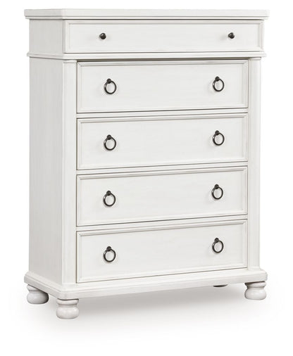 Rowlenstown - Five Drawer Chest by Ashley – Accent Chests