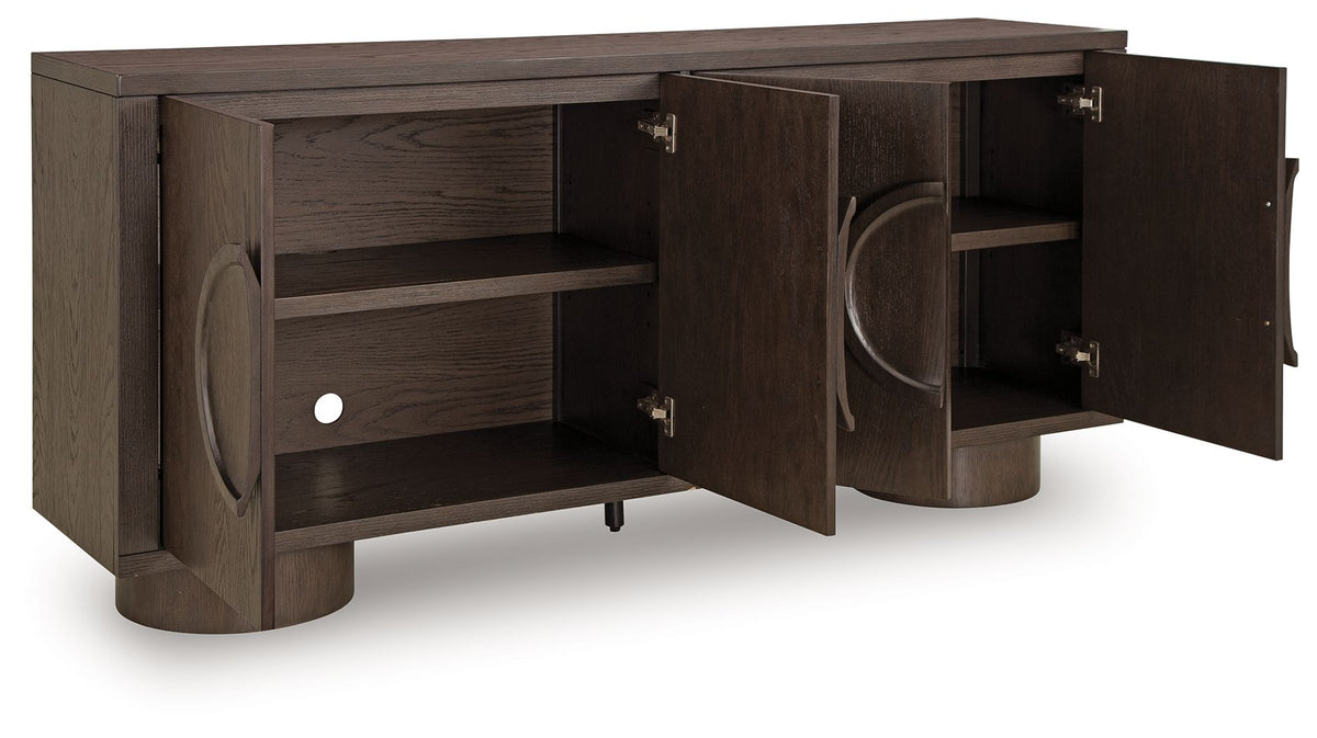 Veeda - Accent Cabinet - Dark Brown by Ashley – view 3