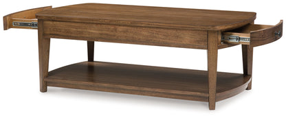 Burkbyer - Rectangular Table by Ashley – view 4