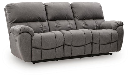Bakerstein - Power Reclining Sofa With Adjustable Headrest - Galaxy by Ashley – Reclining Sofas