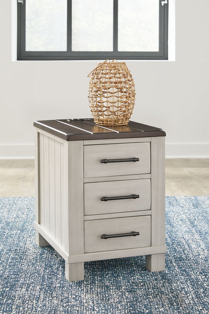 Darborn - Chair Side End Table - Gray / Brown by Ashley – view 3