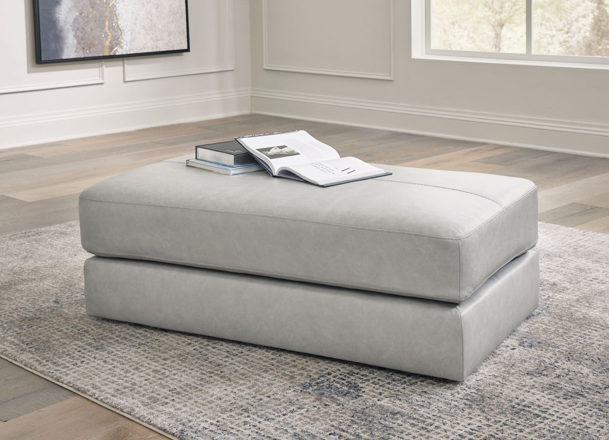 Amiata - Oversized Accent Ottoman - Glacier by Ashley – view 2