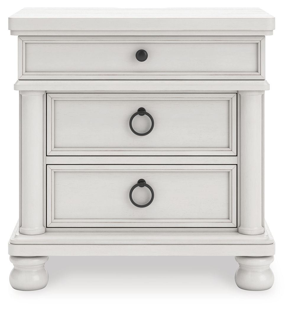 Rowlenstown - Three Drawer Night Stand by Ashley – view 5