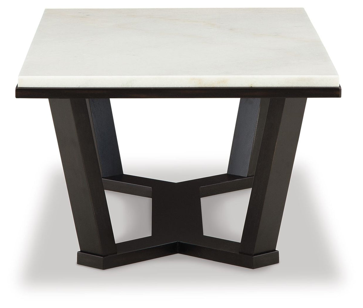 Fostead - Rectangular Cocktail Table - White / Espresso by Ashley – view 2