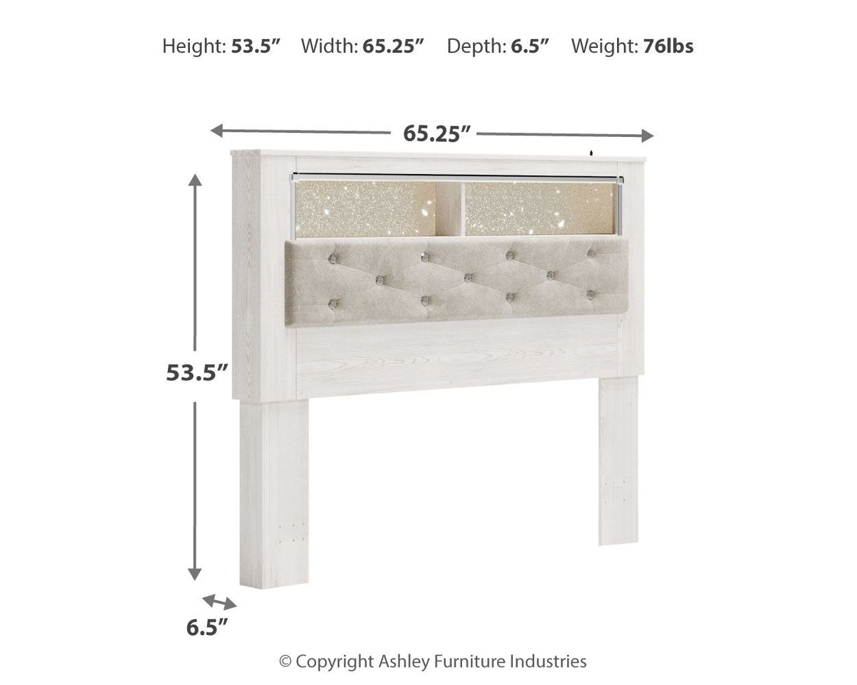 Altyra - Panel Bookcase Headboard by Ashley – view 2