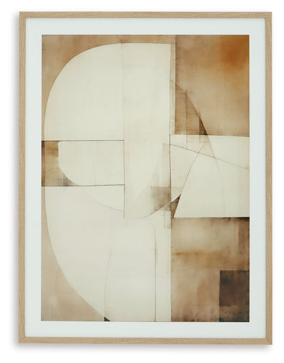 Corlain - Wall Art - Brown / Tan / White by Ashley – Framed Prints
