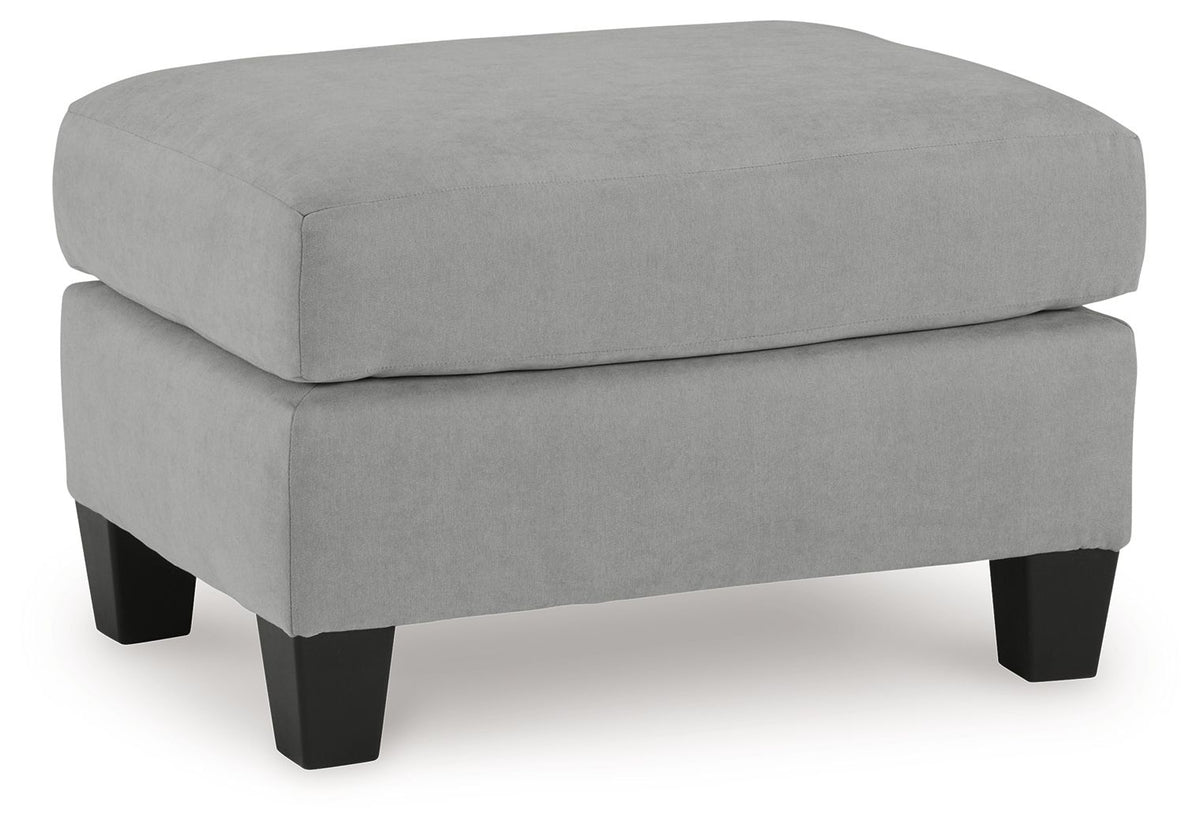 Adlai - Ottoman - Shadow by Ashley – Upholstered Ottomans