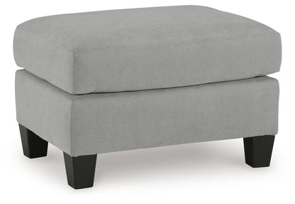 Adlai - Ottoman - Shadow by Ashley – Upholstered Ottomans