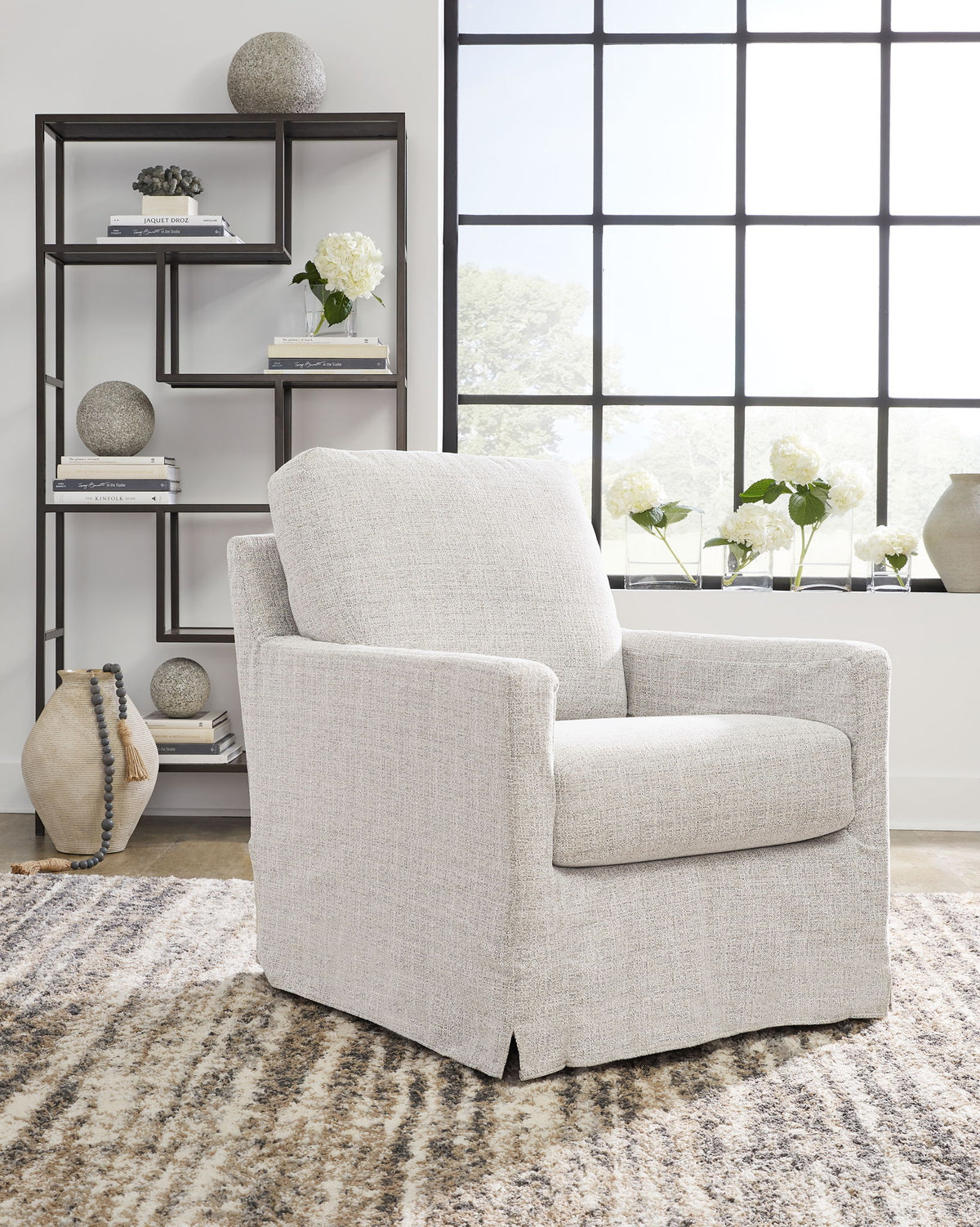 Nenana Next-Gen Nuvella - Swivel Glider Accent Chair by Ashley – view 3