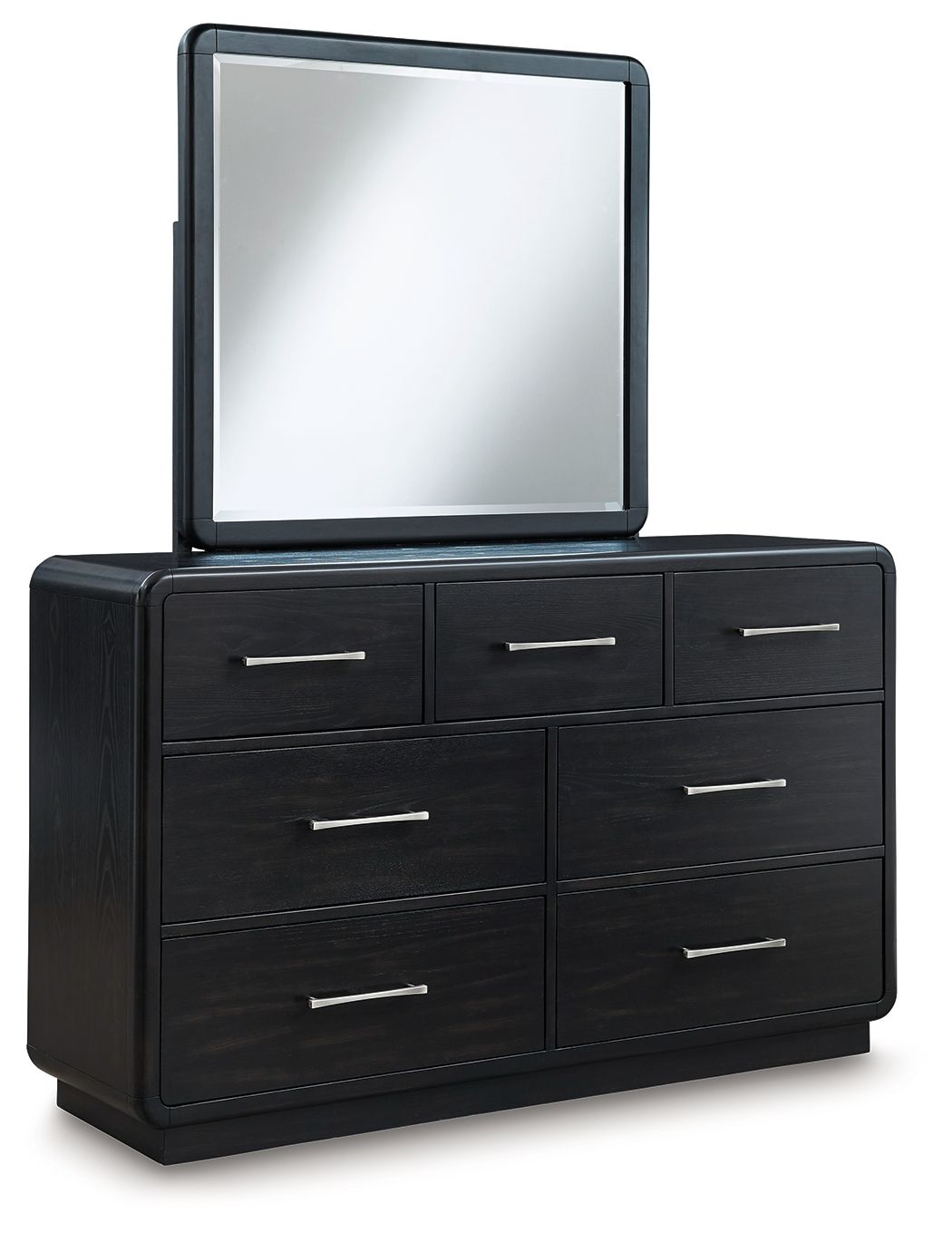 Rowanbeck - Dresser And Mirror - Black by Ashley – Dresser & Mirror