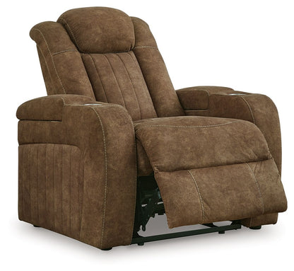 Wolfridge - Power Recliner/Adj Headrest - Brindle by Ashley – view 3