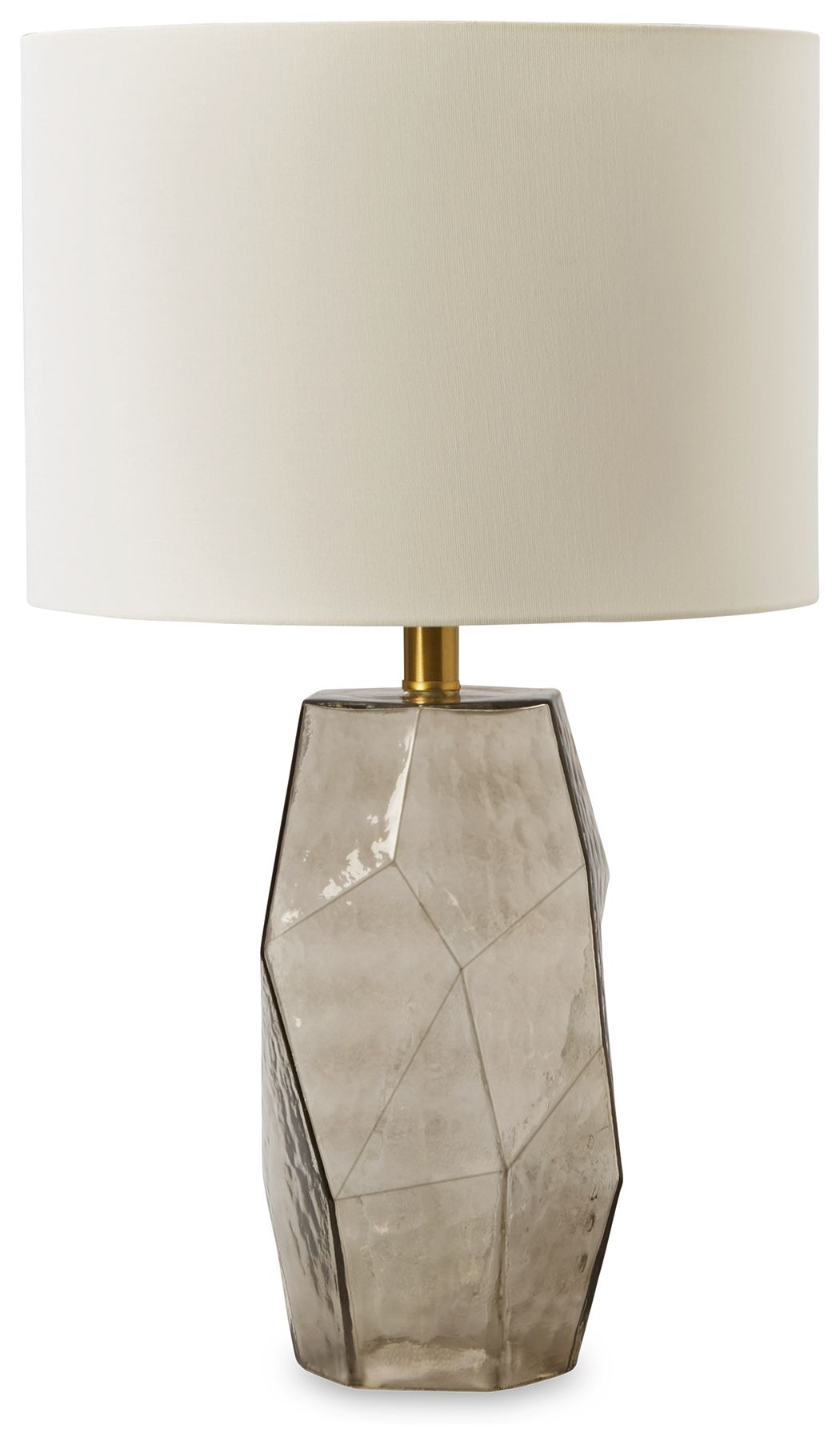 Taylow - Glass Table Lamp - Gray by Ashley – Table Lamps