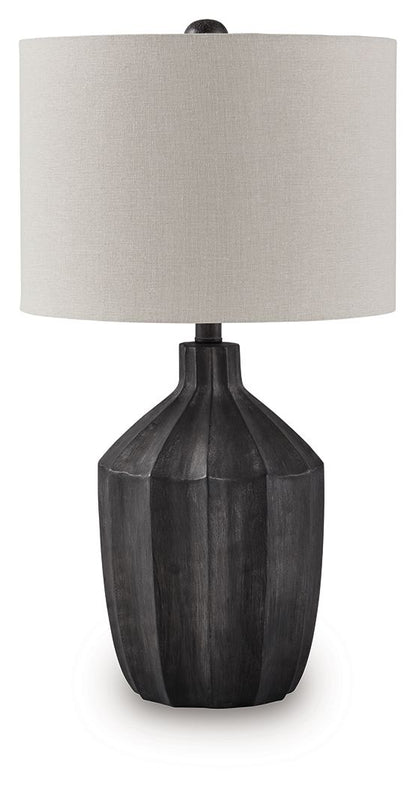 Jilton - Poly Table Lamp - Black by Ashley – Table Lamps