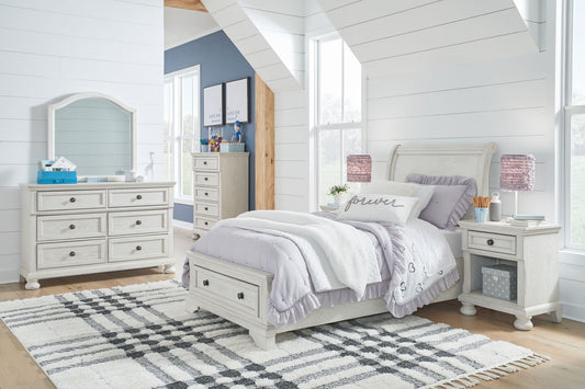 Robbinsdale - Youth Sleigh Storage Bedroom Set by Ashley – 6 Piece Bedroom Sets