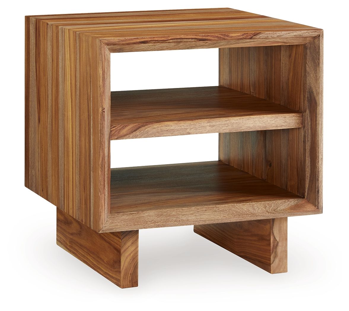 Dressonni - Square End Table - Brown by Ashley – End Tables