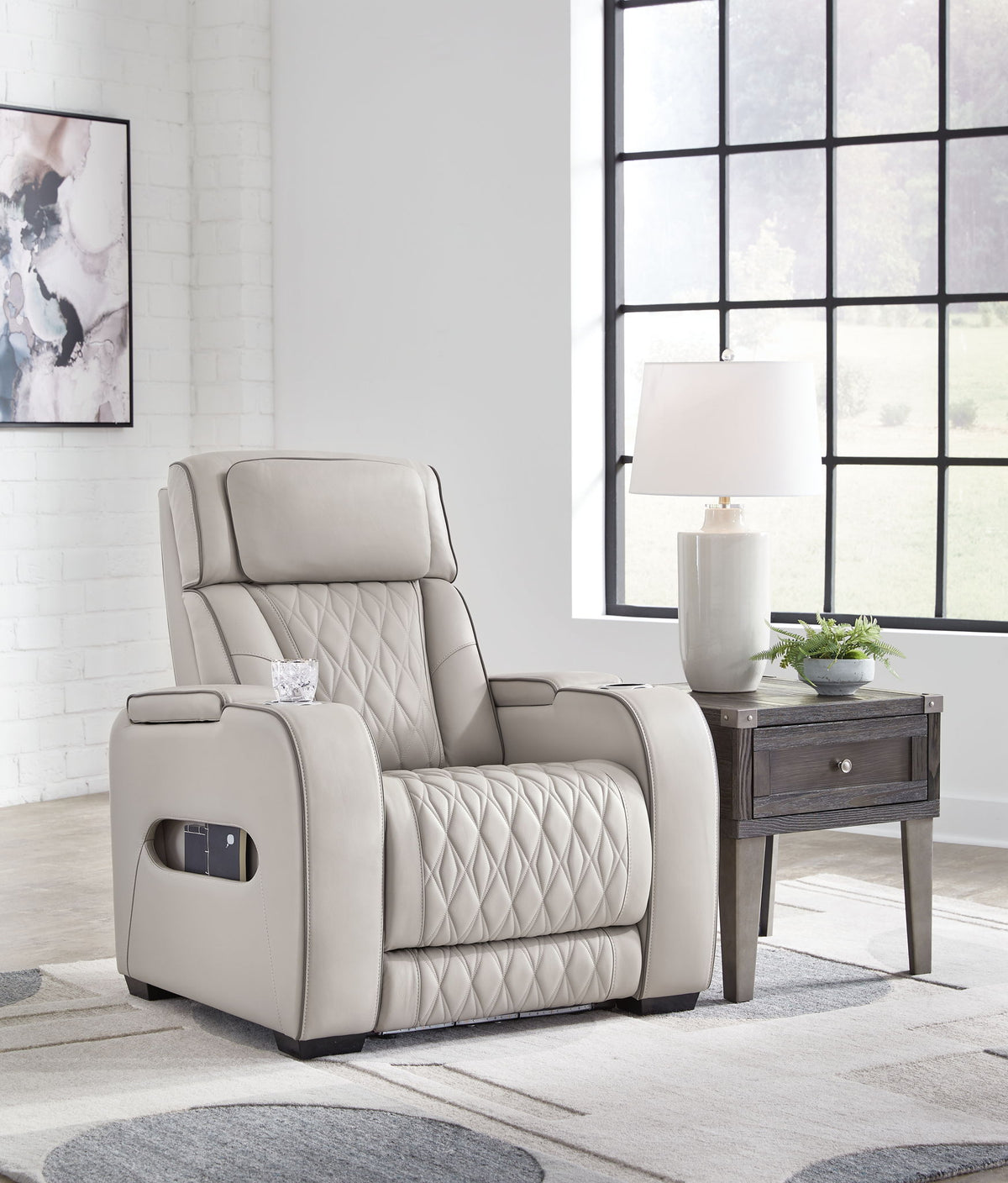 Boyington - Power Recliner/Adj Headrest by Ashley – view 4