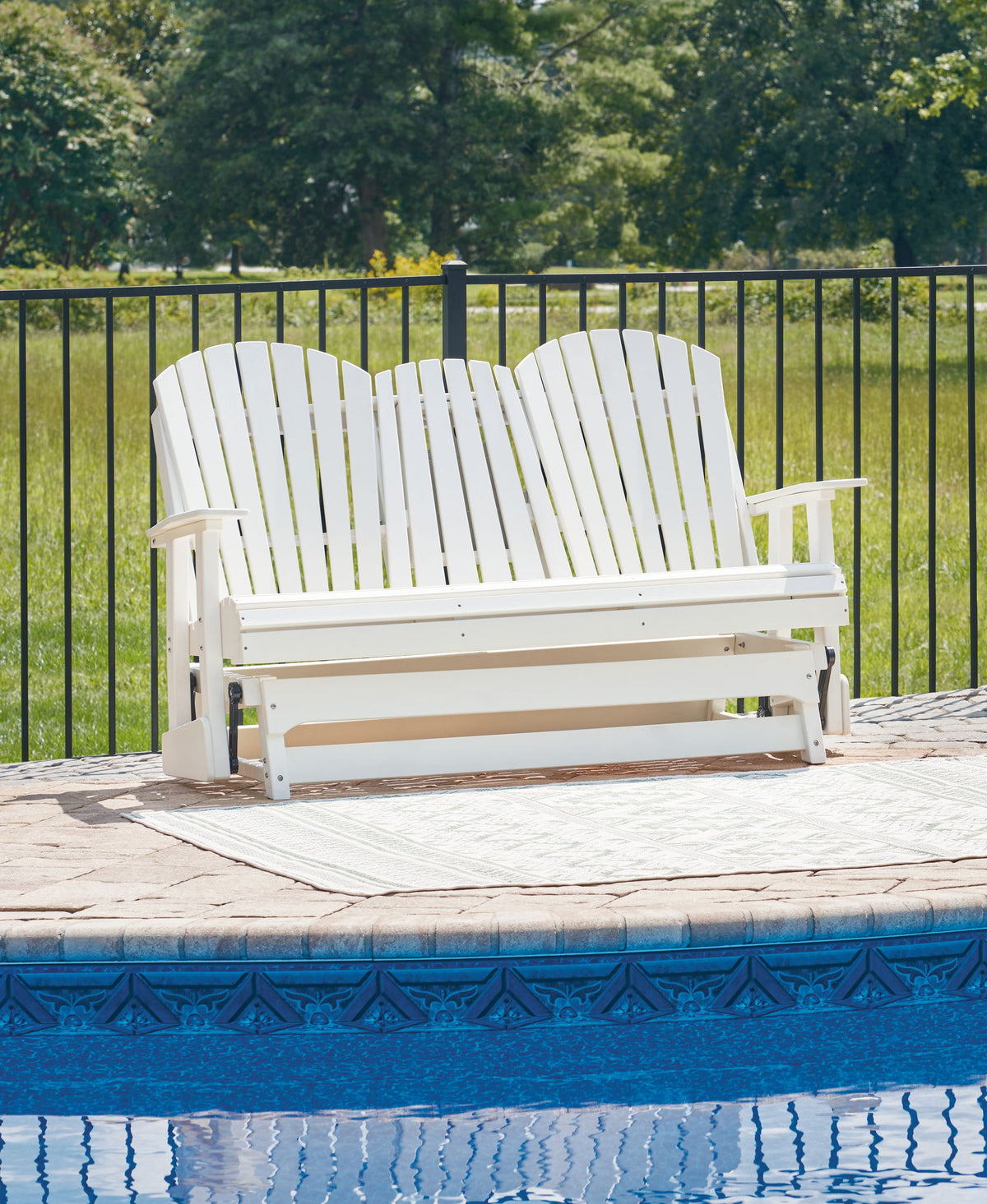Hyland Wave - Glider Loveseat by Ashley – view 7