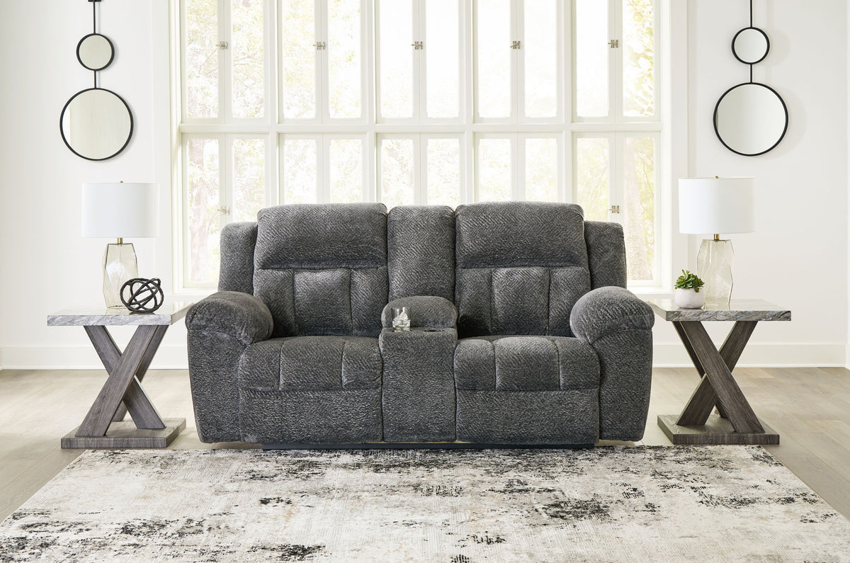 Frohn - Dbl Reclining Loveseat With Console by Ashley – view 4
