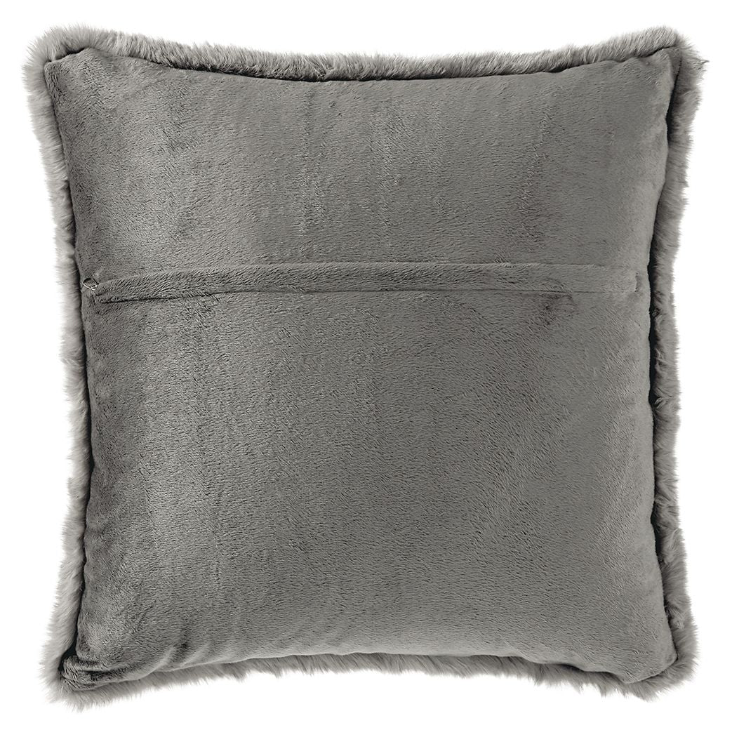Gariland - Faux Fur Pillow by Ashley – view 6