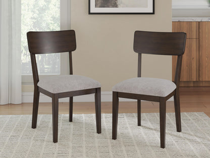 Shorbyn - Dining Upholstered Side Chair (Set of 2) - Merlot by Ashley – view 3
