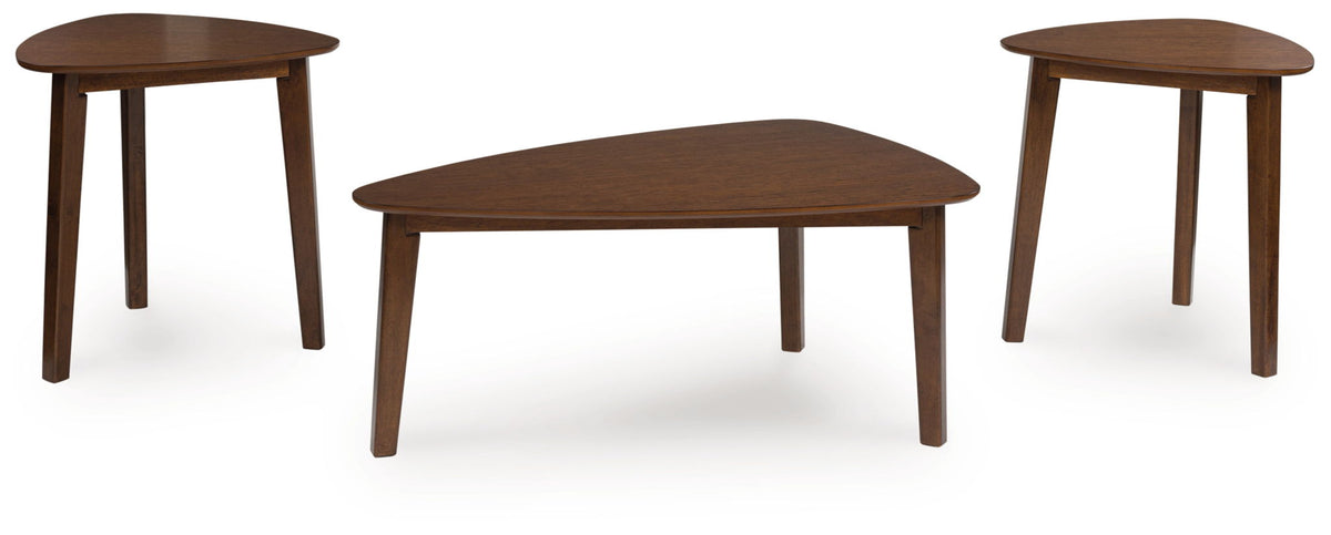 Lyncott - Occasional Wood Table Set (Set of 3) - Brown by Ashley – Table Sets
