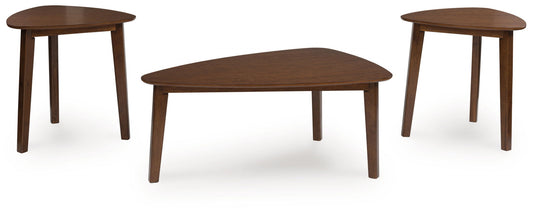 Lyncott - Occasional Wood Table Set (Set of 3) - Brown by Ashley – Table Sets