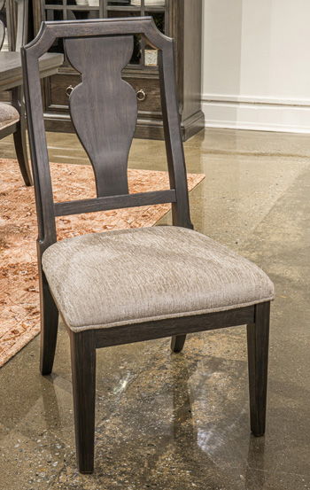 Wickenger - Dining Upholstered Side Chair (Set of 2) - Light Gray / Dark Brown by Ashley – Chair Sets