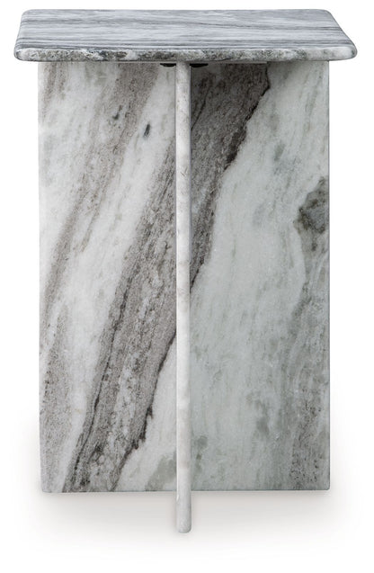 Keithwell - Square Accent Table - Gray by Ashley – view 3